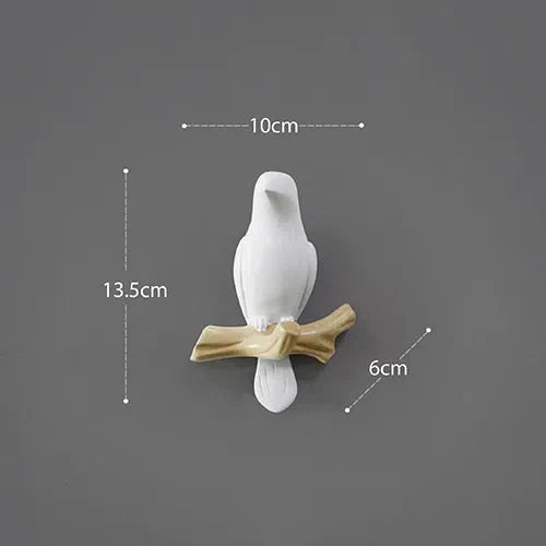 Suporte de Parede para Pássaros Decorativo - Ideal para Jardinagem e Decoração de Interiores