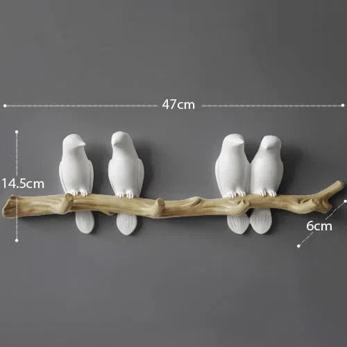 Suporte de Parede para Pássaros Decorativo - Ideal para Jardinagem e Decoração de Interiores