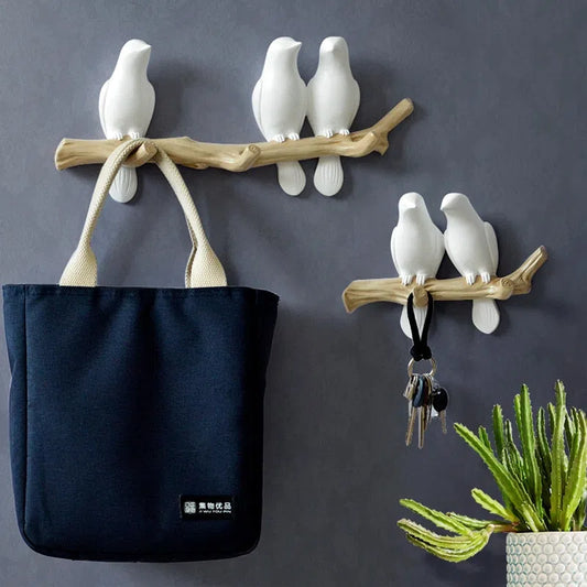 Suporte de Parede para Pássaros Decorativo - Ideal para Jardinagem e Decoração de Interiores