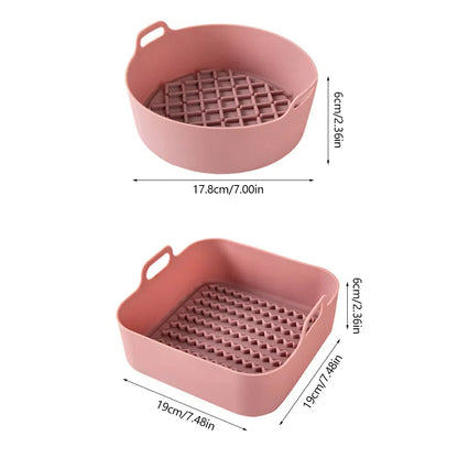 Suporte de Silicone Antiderrapante para AirFryer - Acessório de Cozinha
