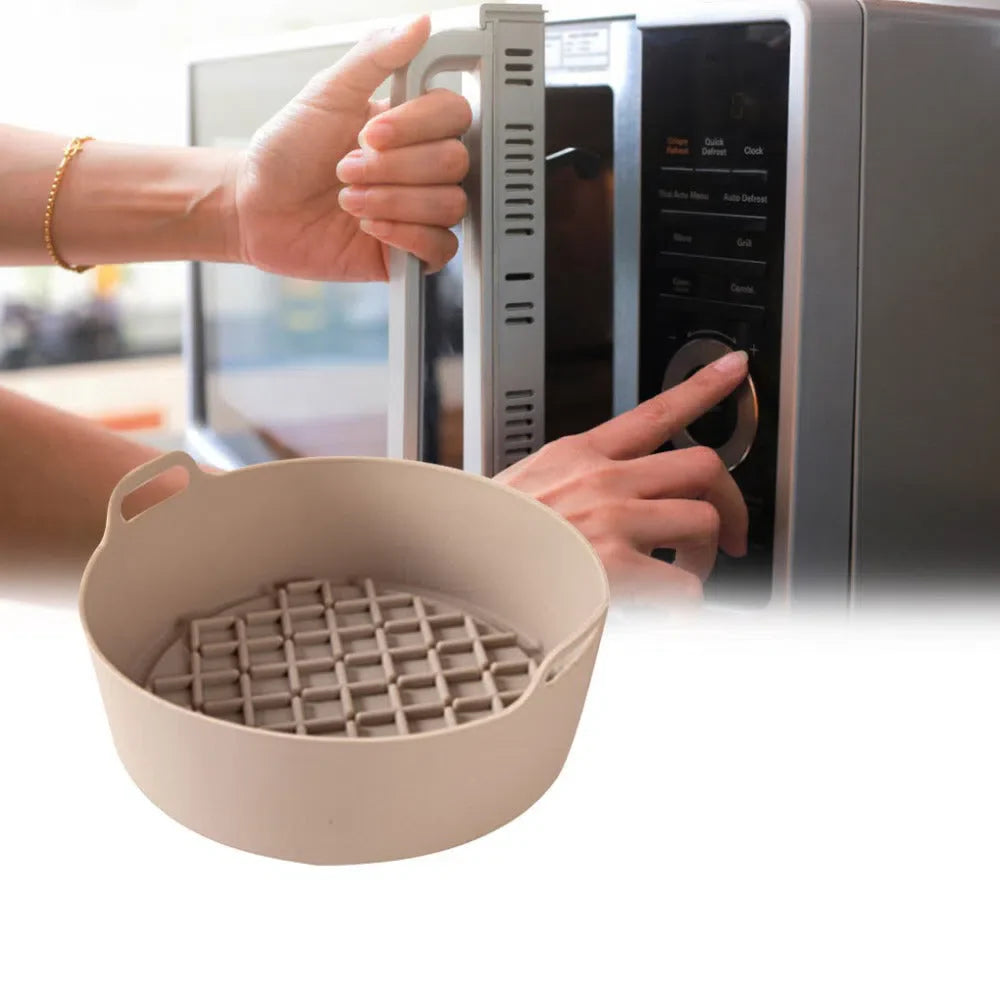 Suporte de Silicone Antiderrapante para AirFryer - Acessório de Cozinha