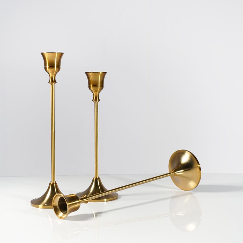 Suporte de Velas Retro Decorativo - Castiçais Elegantes para Decoração de Interiores