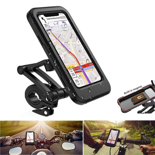 Suporte para Celular 360° para Moto e Bicicleta - Acessório de Montagem