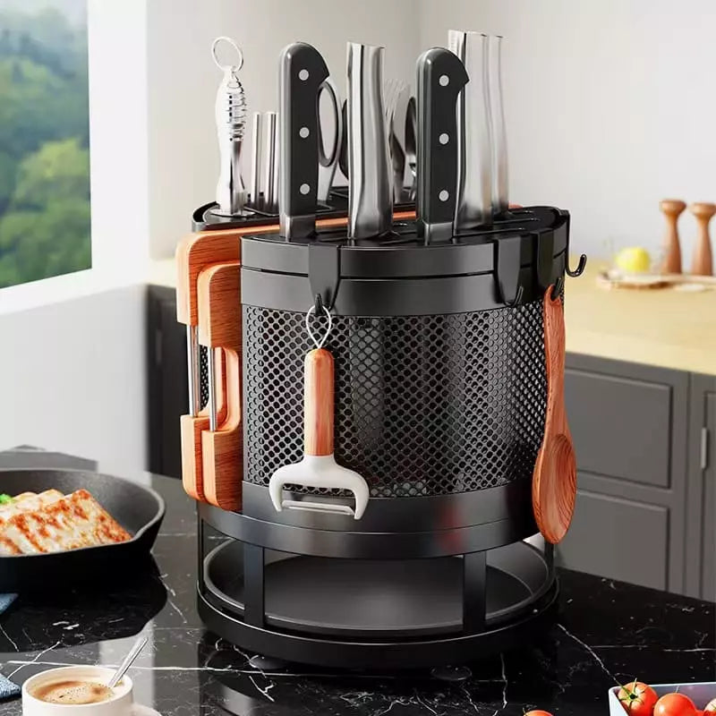 Suporte para Facas e Utensílios de Cozinha - Organizador Prático e Funcional