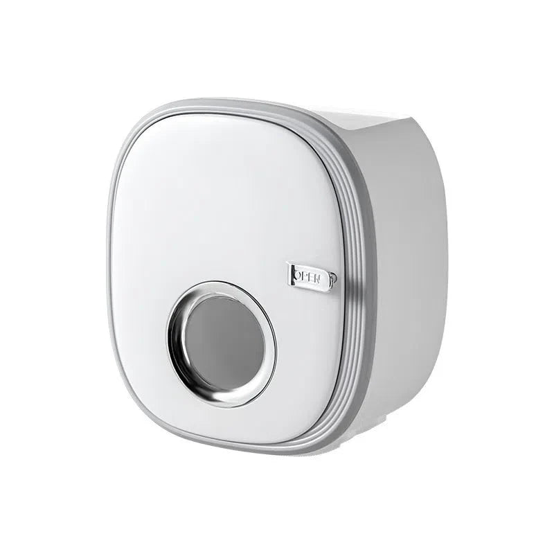 Suporte para Papel Higiênico com Dispenser - Organizador de Banheiro