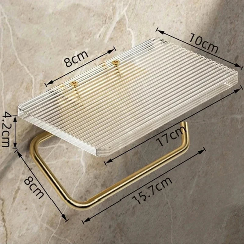 Suporte para Papel Higiênico de Banheiro - Organizador Prático e Elegante