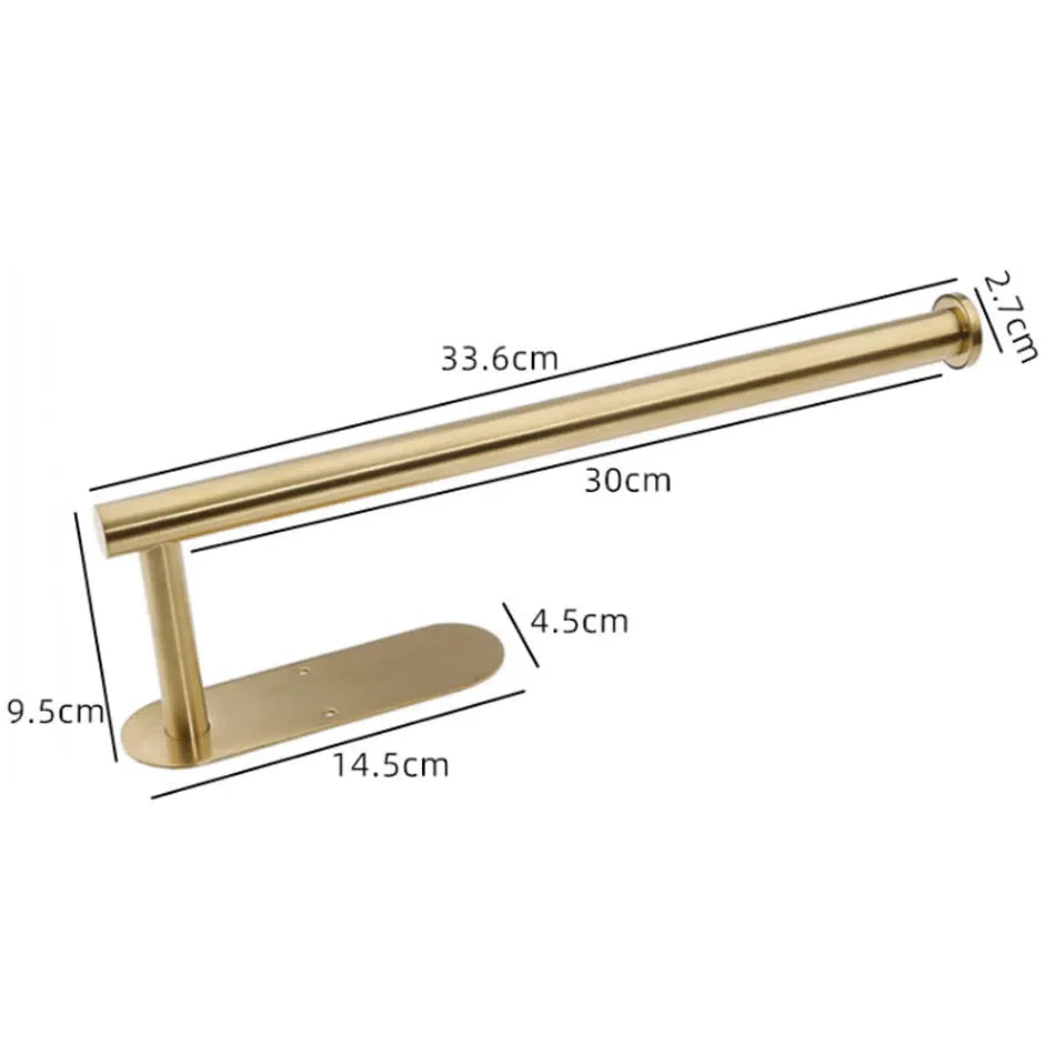 Suporte para Papel em Aço Inoxidável 304 - Durável e Resistente