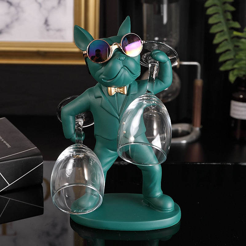 Suporte para Taças BullDog Mordomo - Acessório Prático e Elegante para Organizar Copos