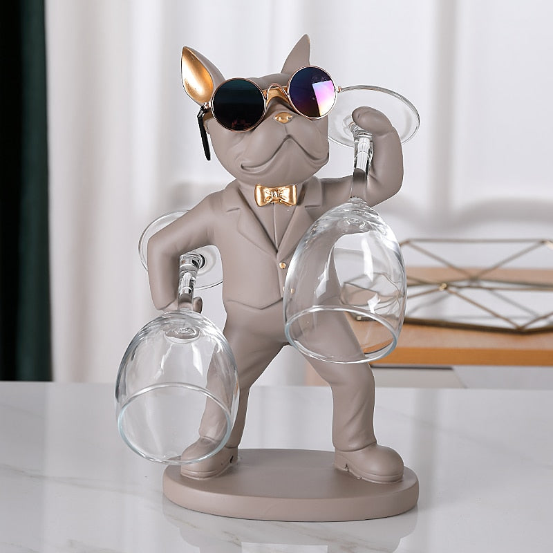 Suporte para Taças BullDog Mordomo - Acessório Prático e Elegante para Organizar Copos
