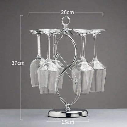Suporte para Taças de Vinho e Champanhe para Bar em Casa - Acessório de Decoração
