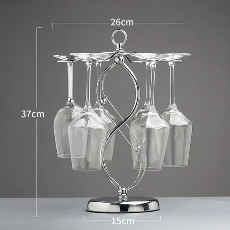 Suporte para Taças de Vinho e Champanhe para Bar em Casa - Acessório de Decoração