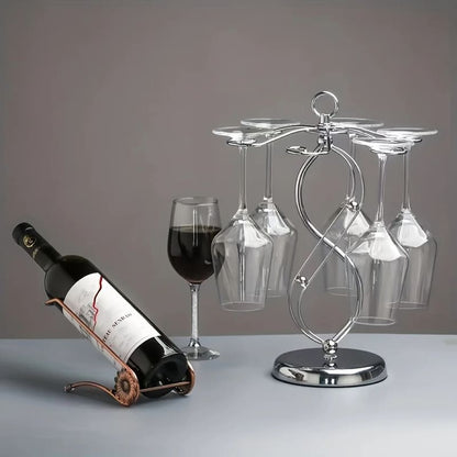 Suporte para Taças de Vinho e Champanhe para Bar em Casa - Acessório de Decoração