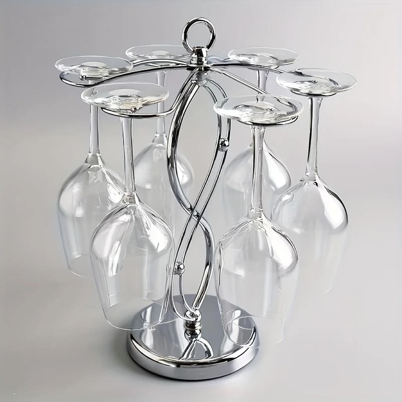 Suporte para Taças de Vinho e Champanhe para Bar em Casa - Acessório de Decoração
