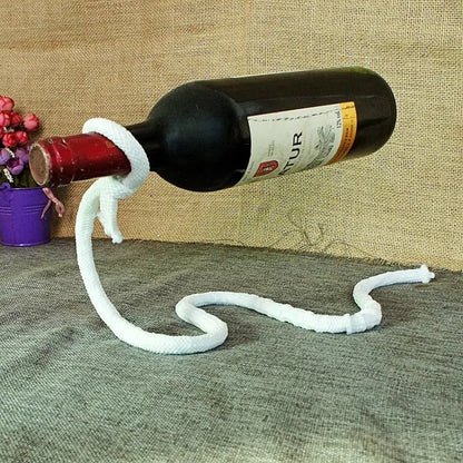 Suporte para Vinhos Corrente ou Corda Mágica - Organizador de Garrafas