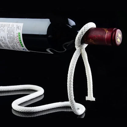 Suporte para Vinhos Corrente ou Corda Mágica - Organizador de Garrafas
