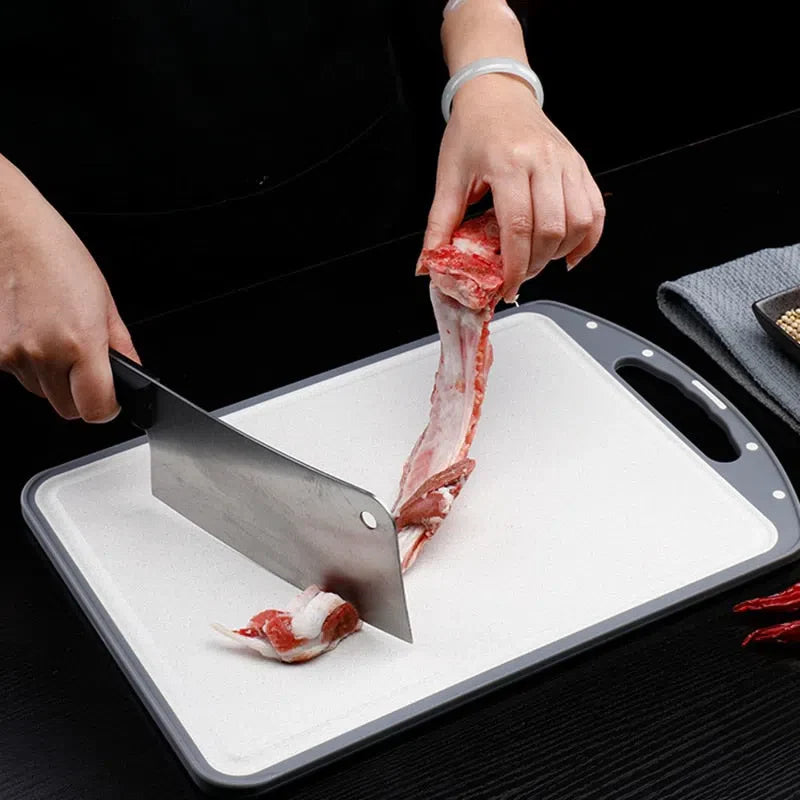 Tábua de Corte Inox 304 Dupla Face para Cozinha