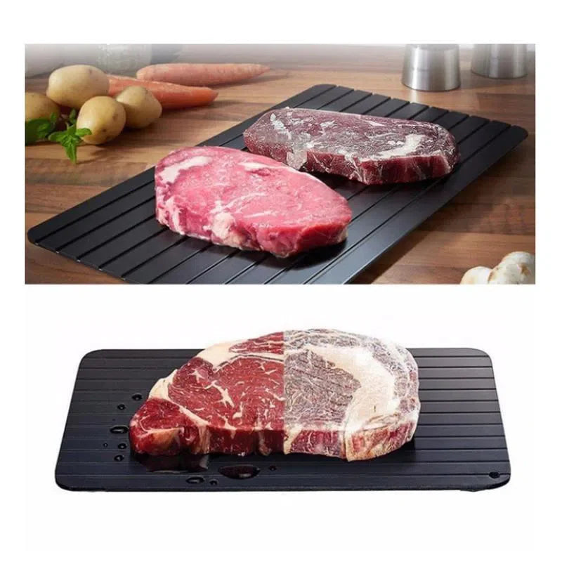Tábua de Descongelamento Rápido para Alimentos - Placa de Aceleração de Descongelamento