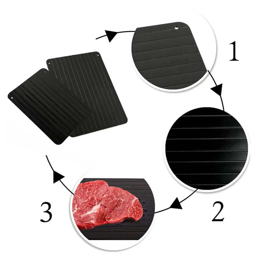 Tábua de Descongelamento Rápido para Alimentos - Placa de Aceleração de Descongelamento