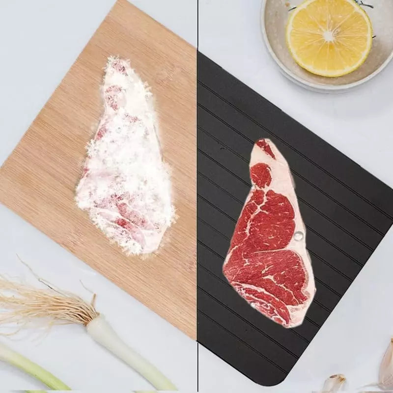Tábua de Descongelar Carne e Alimentos Rápida e Eficiente