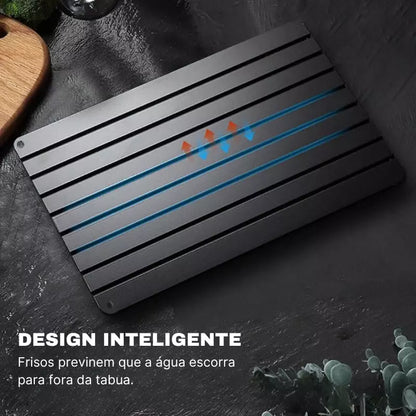 Tábua de Descongelar Carne e Alimentos Rápida e Eficiente