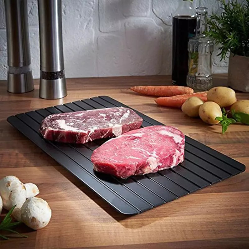 Tábua de Descongelar Carne e Alimentos Rápida e Eficiente