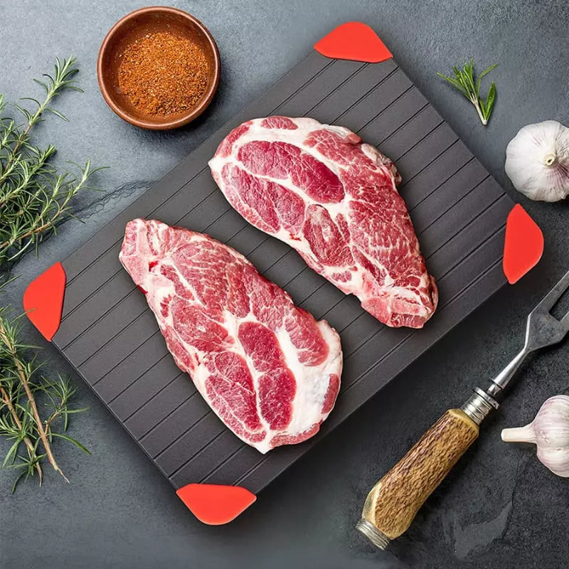 Tábua de Descongelar Carne e Alimentos Rápida e Eficiente