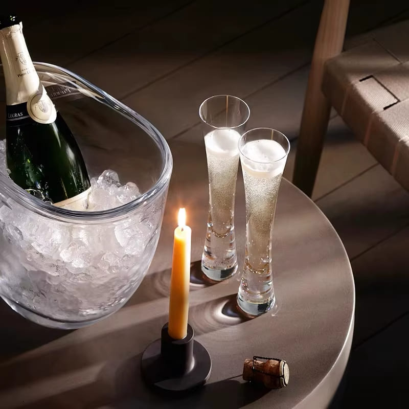 Taça de Champanhe de Cristal para Espumante - Ideal para Bar em Casa