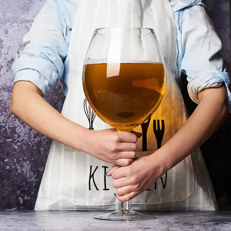 Taça de Vinho Cristal Gigante 3 Litros para Bar em Casa