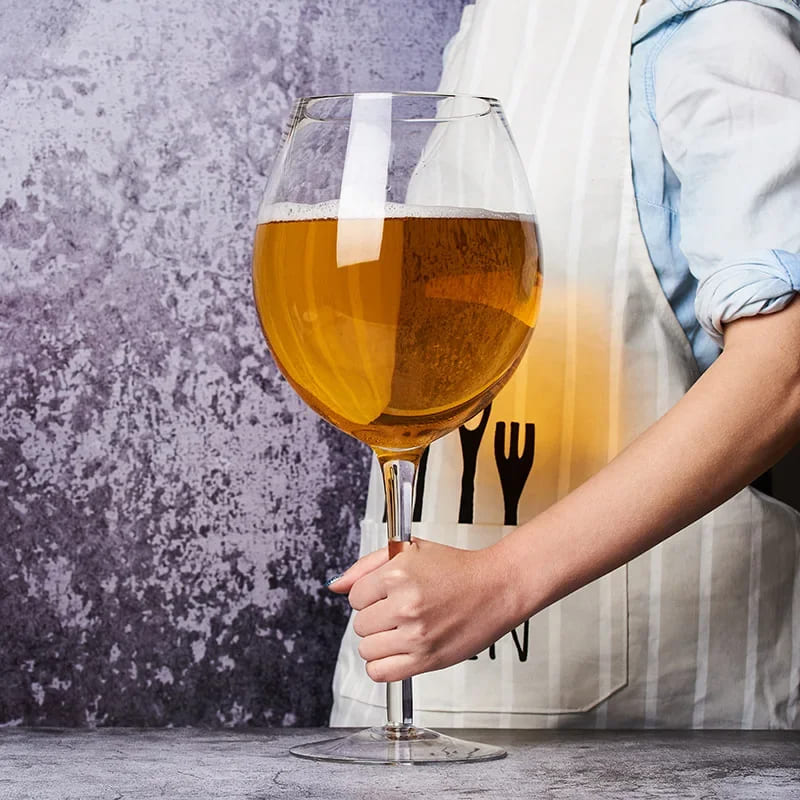 Taça de Vinho Cristal Gigante 3 Litros para Bar em Casa