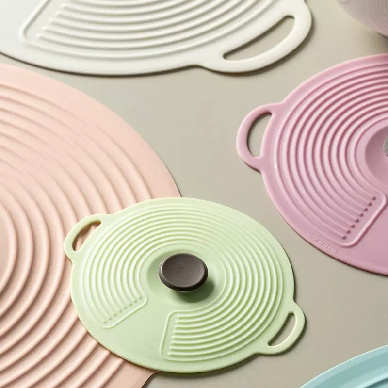 Tampa de Silicone Universal Dobrável para Micro-ondas - Acessório Prático e Resistente