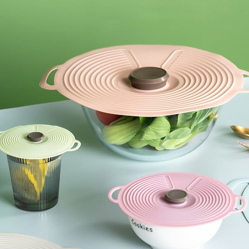 Tampa de Silicone Universal Dobrável para Micro-ondas - Acessório Prático e Resistente