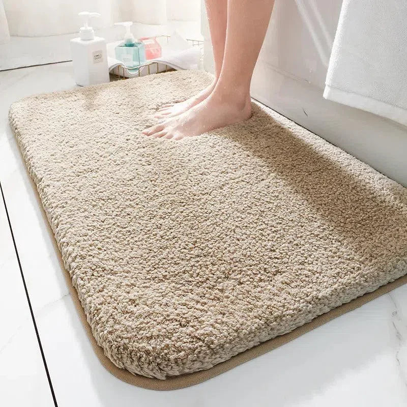 Tapete Acolchoado Antiderrapante e Absorvente Premium para Banheiro