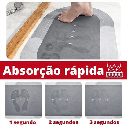 Tapete Antiderrapante Absorvente Premium para Banheiro