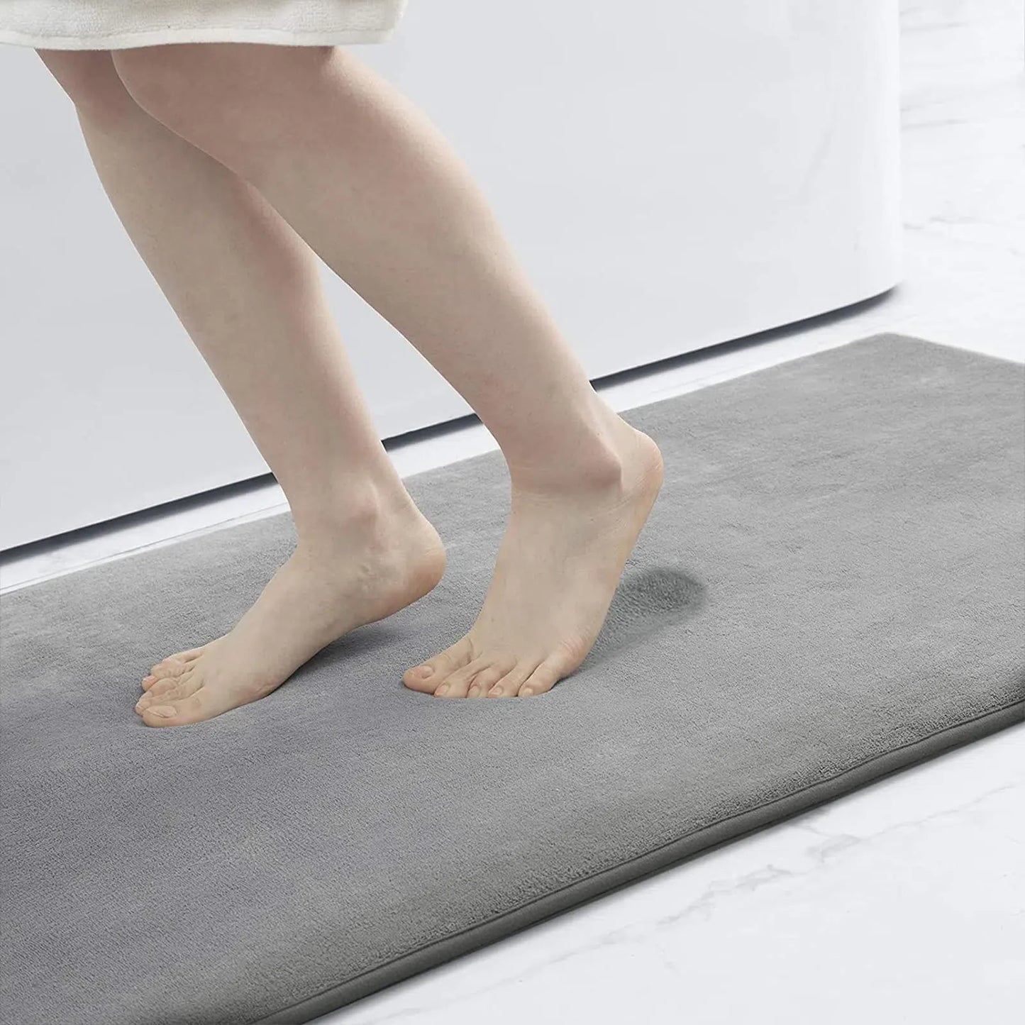 Tapete Antiderrapante Absorvente para Banheiro - Conforto e Segurança