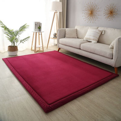 Tapete Antiderrapante de Veludo Cristal Luxo - Ideal para Decoração de Interiores