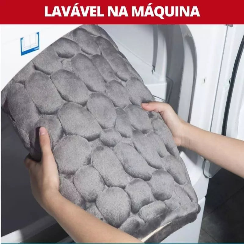 Tapete Antiderrapante e Absorvente para Banheiro - Conforto e Segurança