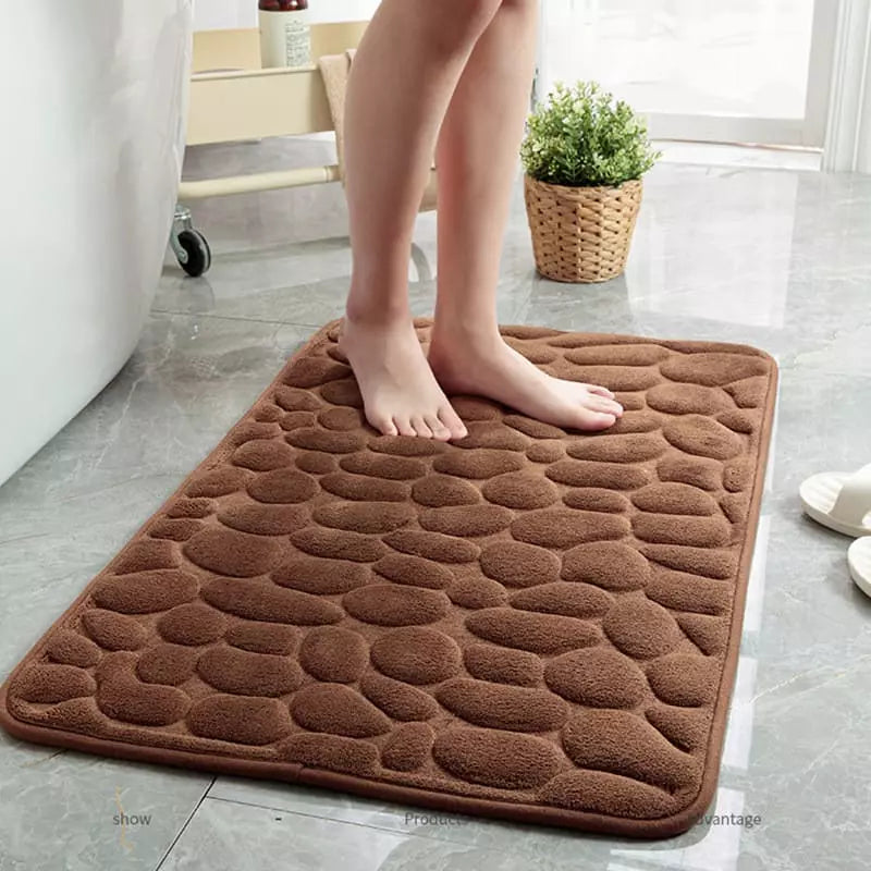 Tapete Antiderrapante e Absorvente para Banheiro - Conforto e Segurança
