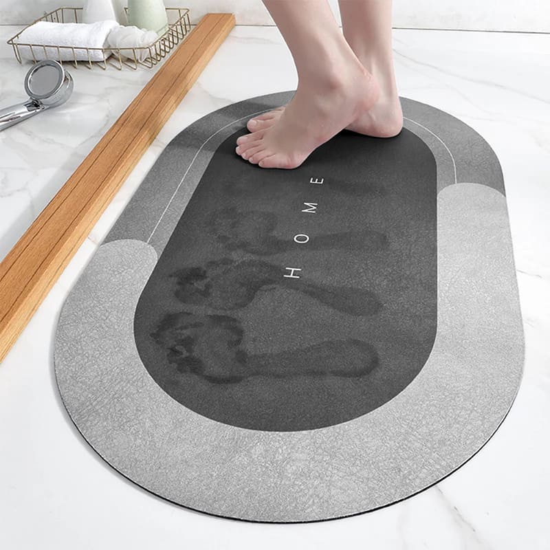 Tapete Antiderrapante e Absorvente para Banheiro - Premium