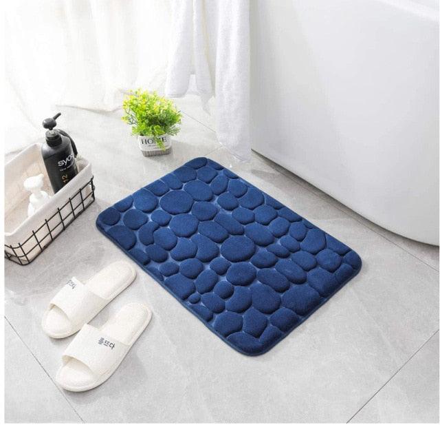 Tapete Antiderrapante para Banheiro Absorvente e Confortável 60x40cm