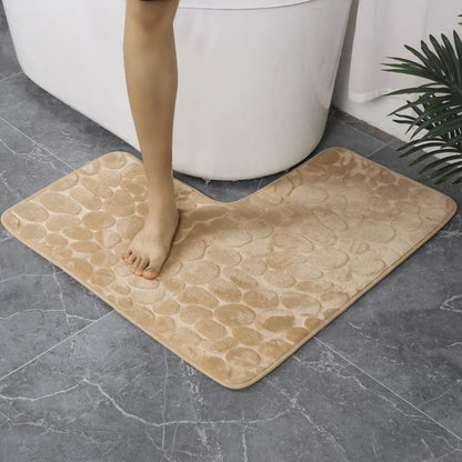 Tapete Antiderrapante para Banheiro - Absorvente em Canto