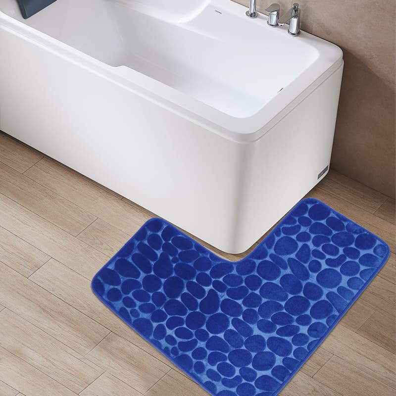 Tapete Antiderrapante para Banheiro - Absorvente em Canto