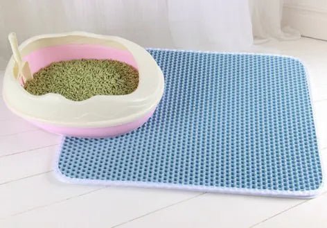 Tapete Coletor de Areia Antiderrapante para Gatos - Facilita a Limpeza e Mantém a Casa Organizada