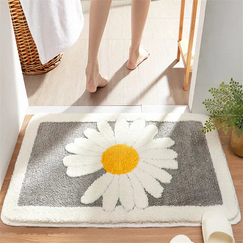 Tapete Decorativo Floral Bem Me Quer - Estilo Moderno para Sala e Quarto