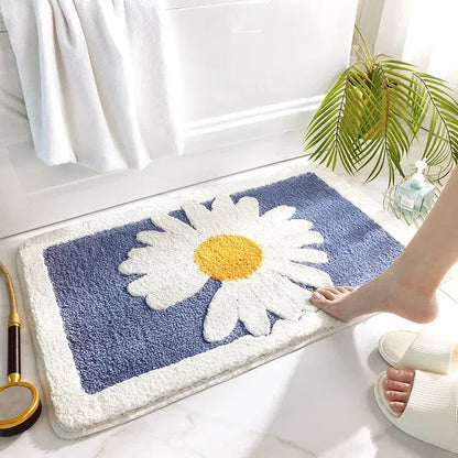 Tapete Decorativo Floral Bem Me Quer - Estilo Moderno para Sala e Quarto