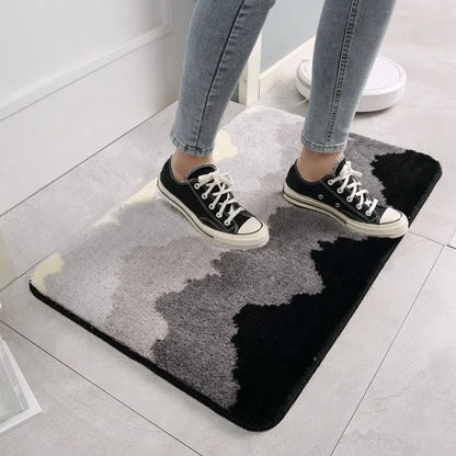 Tapete Decorativo com Design de Ondas para Sala de Estar