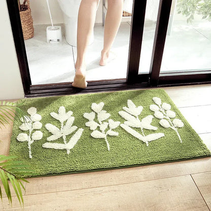Tapete Decorativo com Folhagens - Estilo Natural para Ambientes
