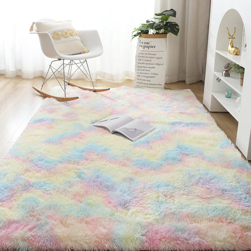Tapete Infantil Felpudo Colorido Mesclado para Brincadeiras