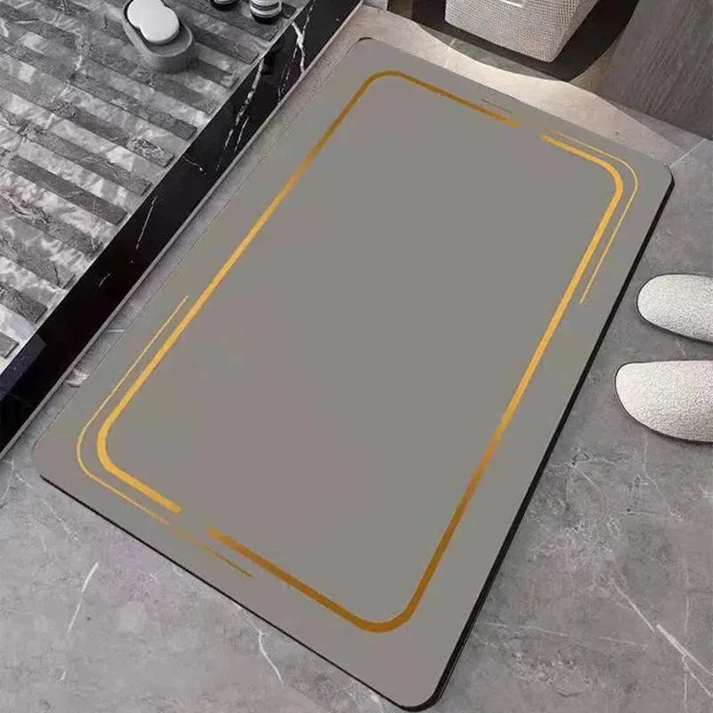Tapete Moderno Antiderrapante e Absorvente para Banheiro - Ideal para Decoração e Conforto