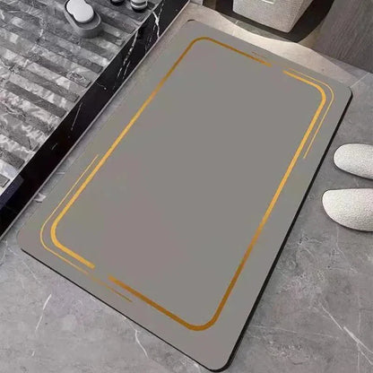 Tapete Moderno Antiderrapante e Absorvente para Banheiro - Ideal para Decoração e Conforto