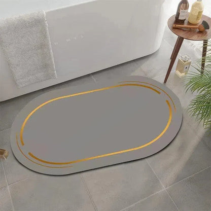 Tapete Moderno Antiderrapante e Absorvente para Banheiro - Ideal para Decoração e Conforto
